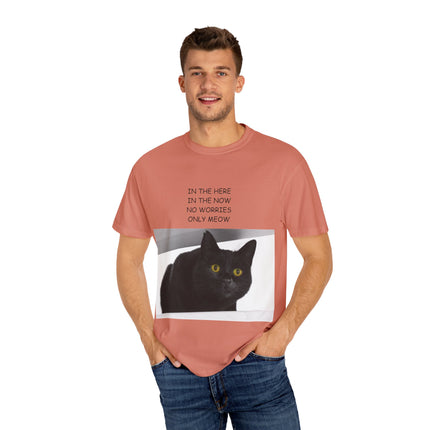 ‘Only Meow’ Cat Tee – Inspirational T-Shirt for Feline Fans