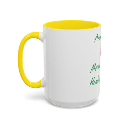 Aromatherapy Accent Mug – “Mother Nature’s Healing Perfumes,” 15oz