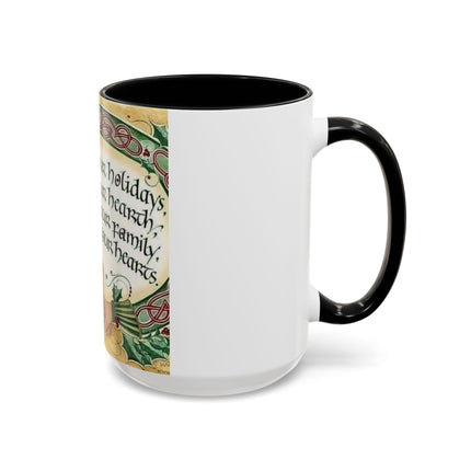 Celtic Holiday Blessings Mug – 15oz Accent for Cozy Gatherings