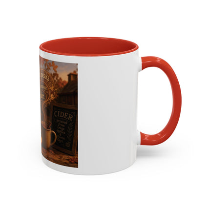 Autumn Speaks Coffee Mug — Fall Cider Rustic Accent Mug