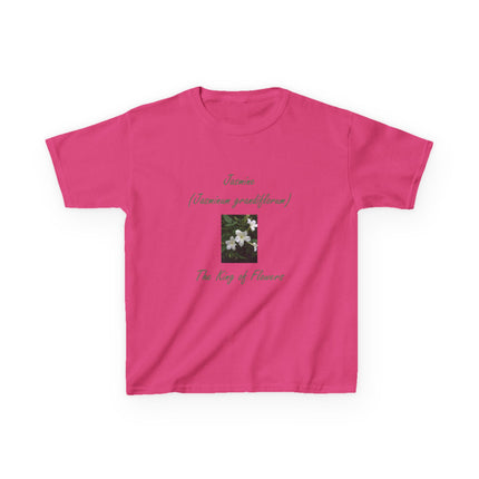 Jasmine Kids Tee – King of Flowers, Heavy Cotton