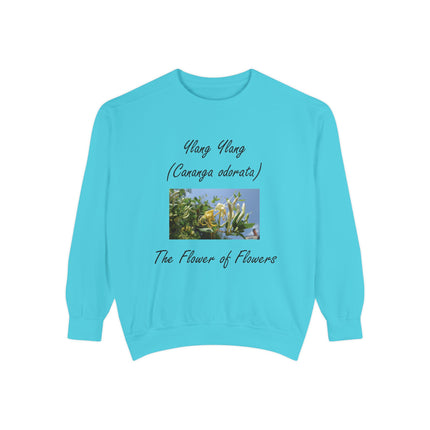 Unisex Ylang Ylang Sweatshirt – Floral Comfort for All Seasons
