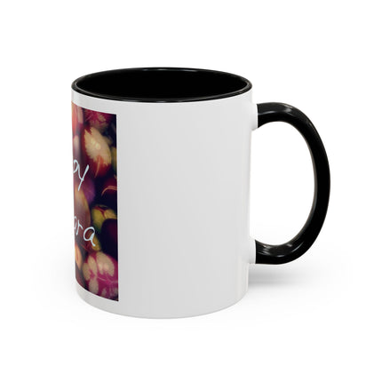 Ostara Coffee Mug – "Happy Ostara" Accent Easter Spring Floral Mug (11/15oz)