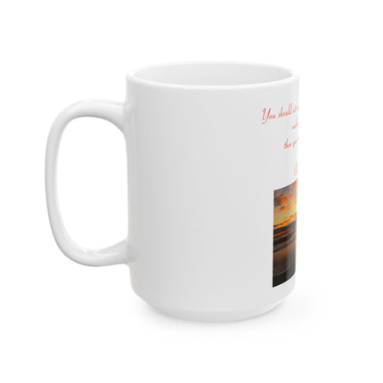 Zen Meditation Ceramic Mug — "You should sit in meditation 20 minutes a day..." Inspirational Mindfulness Coffee Cup (11oz, 15oz)