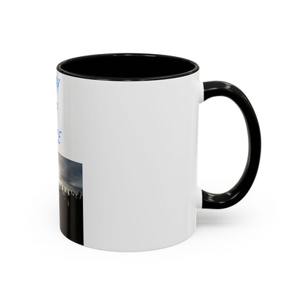 Pray for Peace Accent Coffee Mug – Inspirational – 11oz