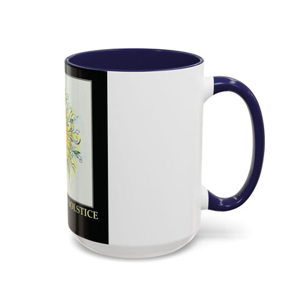 Summer Solstice Mug – 15oz Accent Ceramic Cup with Sunshine Art