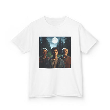 Kids' Graphic Tee – Moonlight Adventure Design