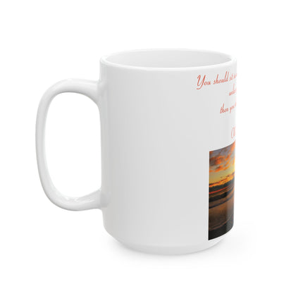 Zen Meditation Mug – 15oz Ceramic Cup for Mindful Living