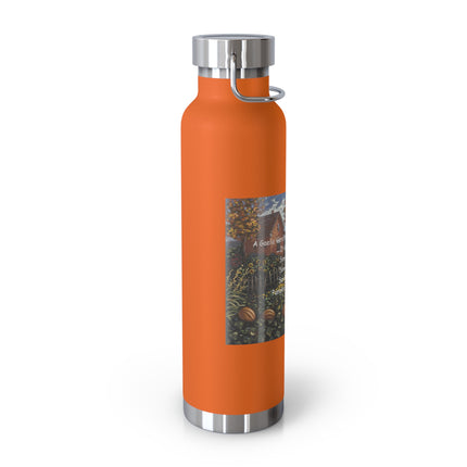 Samhain-Themed Copper Vacuum Insulated Bottle - Fall & Halloween Essentials