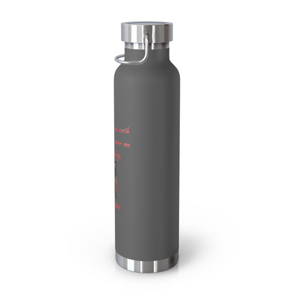 Saint Augustine Inspirational Vacuum Insulated Bottle - 22oz Travel Mug with Quote