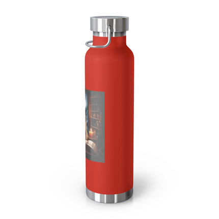 Cozy Cats Illustrated Insulated Water Bottle - 22oz