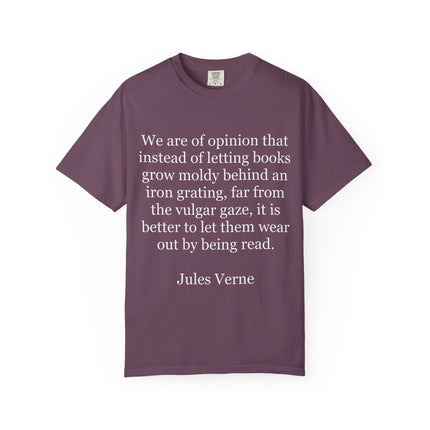 Jules Verne Quote T-Shirt — Literary Quote Tee for Book Lovers