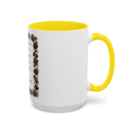 Coffee Mug - "Chocolate is the answer. Who cares what the question is."