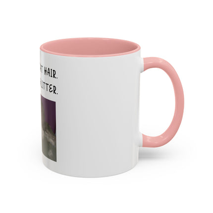 Kitty Glitter Coffee Mug — "This Isn't Cat Hair, It's Kitty Glitter" Accent Mug