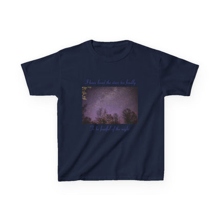 Kids Starry Night Tee - "I Have Loved the Stars Too Fondly"