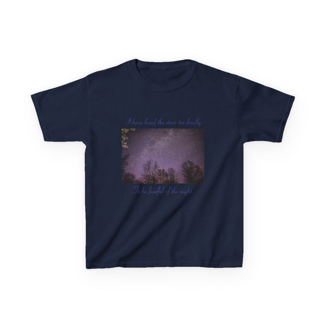 Kids Starry Night Tee - "I Have Loved the Stars Too Fondly"