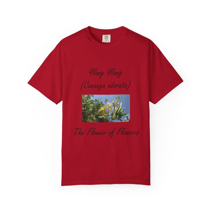 Ylang Ylang Floral T-Shirt - The Flower of Flowers Design