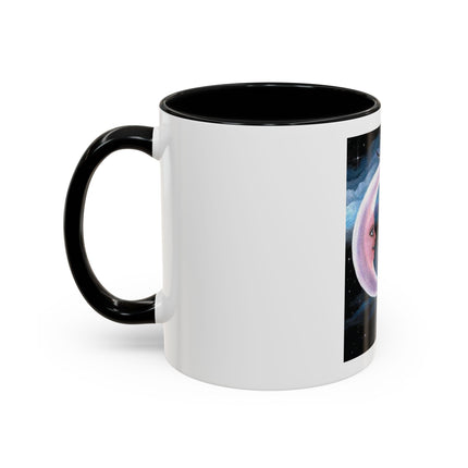 Moonlit Cat Coffee Mug — Whimsical Night Sky Art for Cat Lovers (11/15oz)