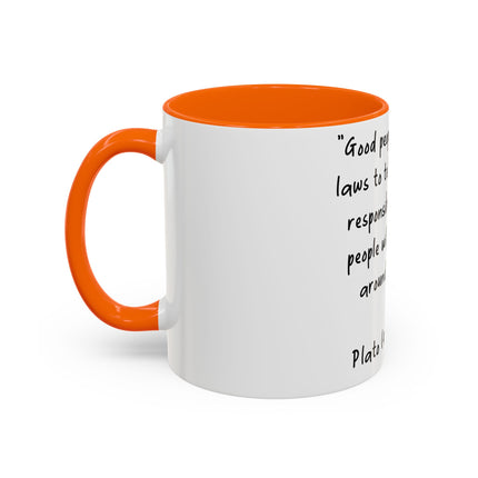 Plato Quote Mug – 11oz Accent Ceramic Cup for Thoughtful Sips