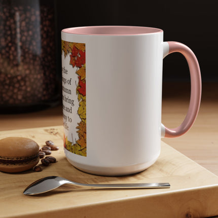 Autumn Equinox Coffee Mug – "May the blessings of the autumn equinox bring balance and harmony to your life"