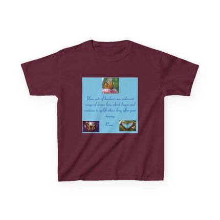Kids Tee with Butterfly Design – Inspirational Nature Gift
