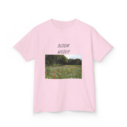 Kids Bloom Wildly Tee – Nature-Inspired Graphic Shirt for Spring Fun