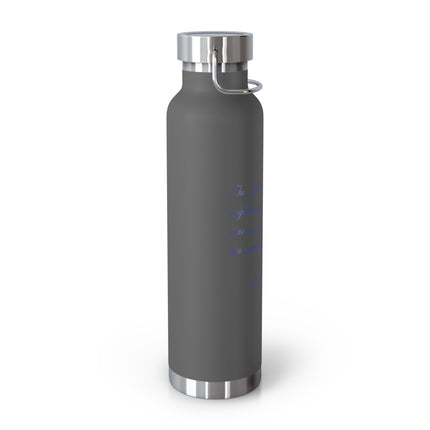 Chesterton Quote Bottle – 22oz Insulated Flask for Faith & Humor