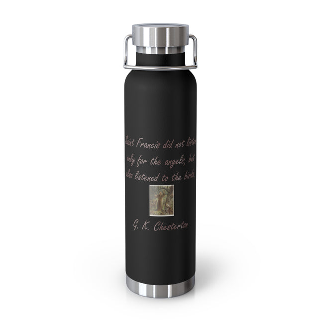 22oz Copper Insulated Bottle – G.K. Chesterton Quote