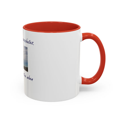 Parachute Minds Coffee Mug — "Minds are like parachutes. They only function when open."