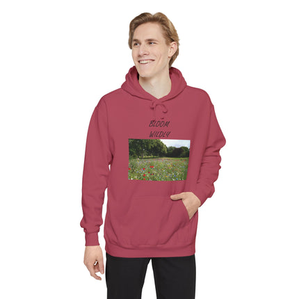 Bloom Wildly Hoodie — Floral Meadow Photo Sweatshirt