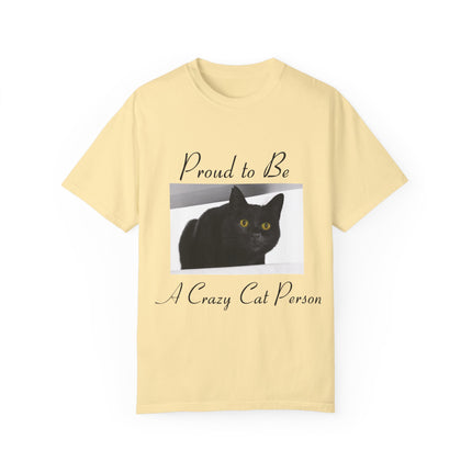 Proud to Be a Crazy Cat Person T-Shirt – Unisex Tee for Cat Lovers