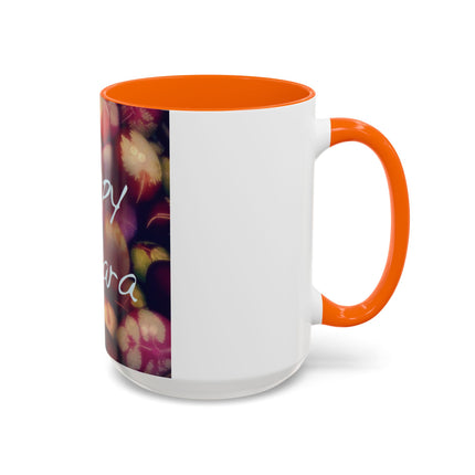 Ostara Celebration Mug – 15oz Accent Cup with Colored Egg Design