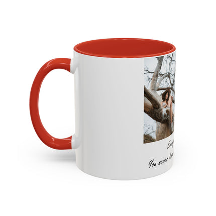 BYOB Accent Mug – “Bring Your Own Book” – 11oz Ceramic for Book Lovers