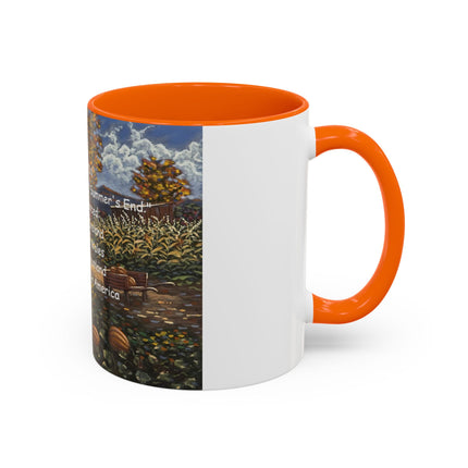 Samhain Accent Mug – 11oz Ceramic Cup with Pumpkin Spice Wit