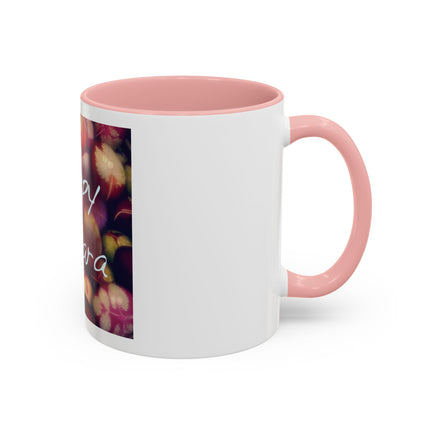 Ostara Coffee Mug – "Happy Ostara" Accent Easter Spring Floral Mug (11/15oz)
