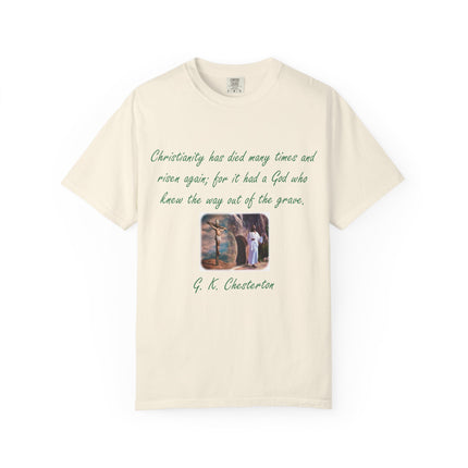 Inspirational Quote T-Shirt - G.K. Chesterton Design