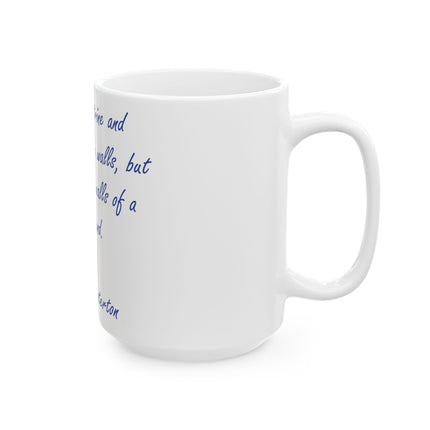 Chesterton Quote Mug – “Walls of a Playground” – 15oz Ceramic