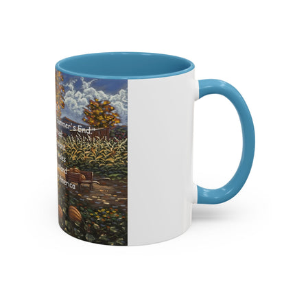 Samhain Accent Mug – 11oz Ceramic Cup with Pumpkin Spice Wit