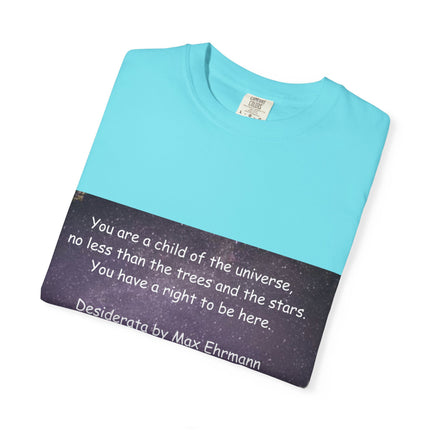 Unisex Inspirational T-Shirt - "You Are a Child of the Universe" Design