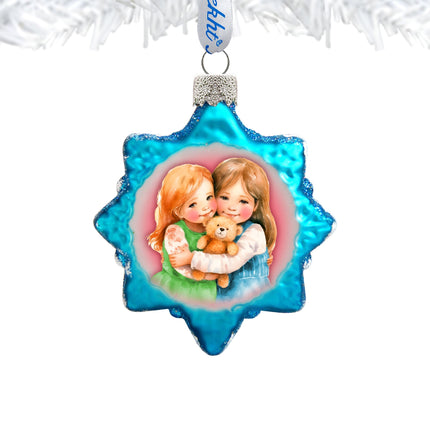 Sister's Love Mercury Glass Ornaments by G. Debrekht - Christmas Decor - 776010-2