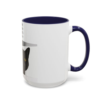 ‘Only Meow’ 15oz Accent Mug – Whimsical Cat Quote for Daily Calm