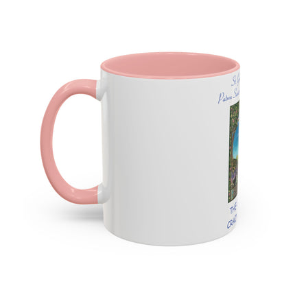 Cat Lover’s Accent Mug – Saint Gertrude of Nivelles, 11oz