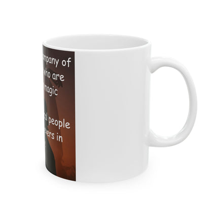 Believers in Magic Mug – 11oz Ceramic Cup for Happy Moments