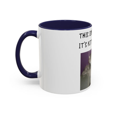 Kitty Glitter Mug – 11oz Accent Ceramic Cup for Cat Lovers