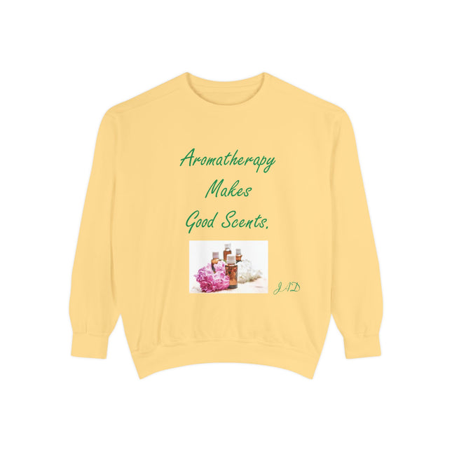 Aromatherapy Sweatshirt – “Makes Good Scents” Unisex Design