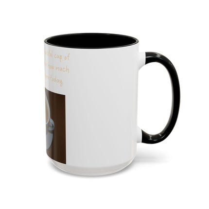 Funny Tea Mug – “Lie to Me” Motivational Accent Ceramic – 15oz