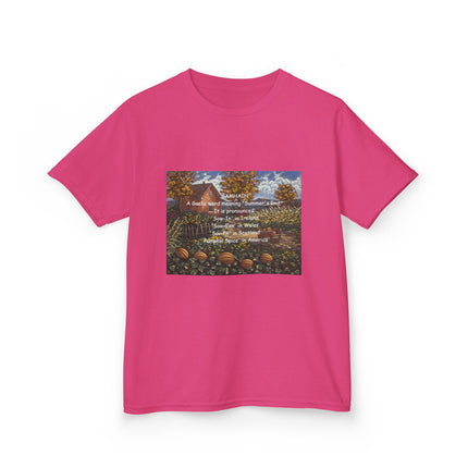 Inspirational Kids Heavy Cotton Tee - Cozy & Uplifting Design for Everyday Wear