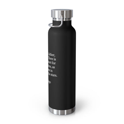 Victor Hugo Quote 22oz Insulated Bottle