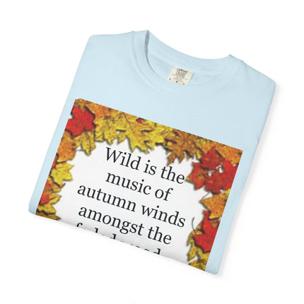 Wordsworth Autumn Quote T-Shirt