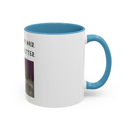 Kitty Glitter Coffee Mug — "This Isn't Cat Hair, It's Kitty Glitter" Accent Mug